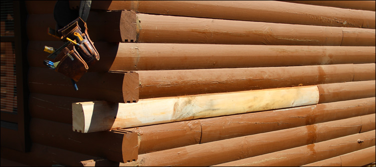 Log Home Damage Repair  Polk County,  North Carolina